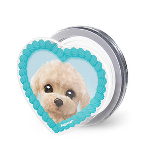Renata the Poodle MyHeart Acrylic Magnet Tok (for MagSafe)
