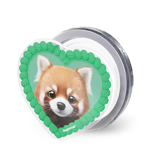 Radi the Lesser Panda MyHeart Acrylic Magnet Tok (for MagSafe)