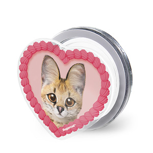 Scarlet the Serval MyHeart Acrylic Magnet Tok (for MagSafe)