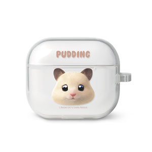 Pudding the Hamster Face AirPods 3 TPU Case