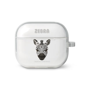 Zebra the Plains Zebra Face AirPods 3 TPU Case