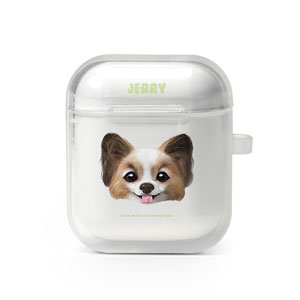 Jerry the Papillon Face AirPod TPU Case