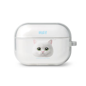 May the British Shorthair Face AirPod Pro TPU Case