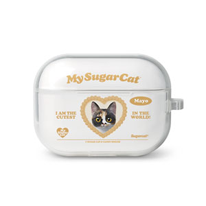 Mayo the Tricolor cat MyHeart AirPod Pro TPU Case