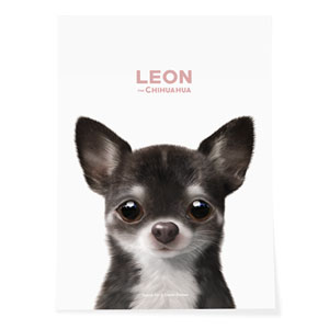 Leon the Chihuahua Art Poster