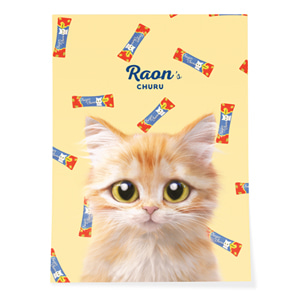 Raon the Kitten’s Churu Art Poster