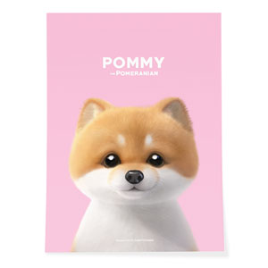Pommy the Pomeranian Art Poster