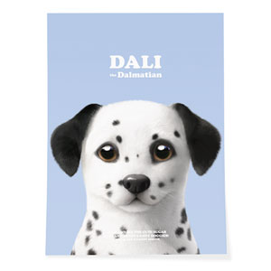 Dali the Dalmatian Retro Art Poster