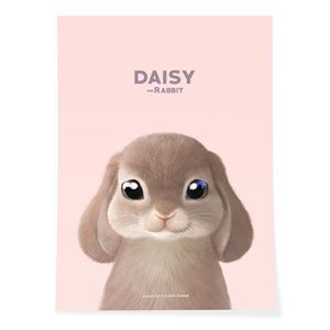 Daisy the Rabbit Art Poster