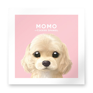 Momo the Cocker Spaniel Art Print