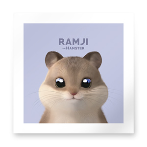 Ramji the Hamster Art Print
