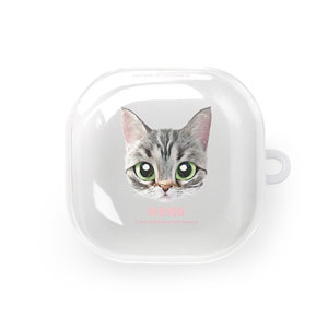 Momo the American shorthair cat Face Buds Pro/Live TPU Case