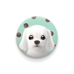 Livee’s Mirrorball Choco Pin/Magnet Button