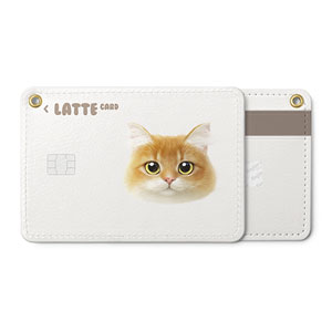 Latte Face Card Holder