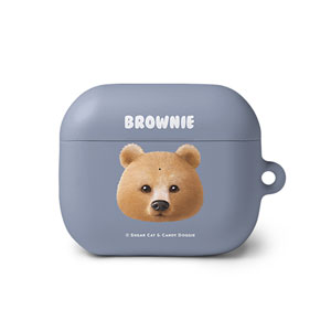Brownie the Bear Face AirPods 3 Hard Case