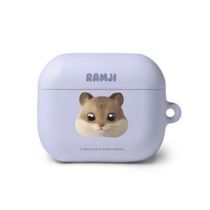 Ramji the Hamster Face AirPods 3 Hard Case