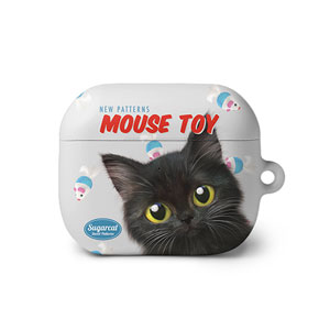 Ruru the Kitten’s Mouse Toy New Patterns AirPods 3 Hard Case