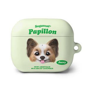 Jerry the Papillon TypeFace AirPods 3 Hard Case