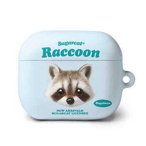 Nugulman the Raccoon TypeFace AirPods 3 Hard Case