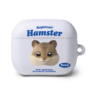 Ramji the Hamster TypeFace AirPods 3 Hard Case
