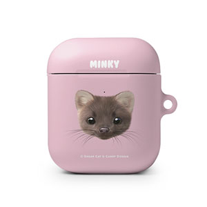 Minky the American Mink Face AirPod Hard Case