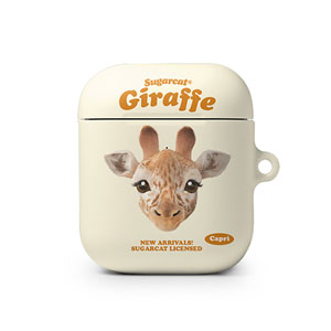 Capri the Giraffe TypeFace AirPod Hard Case