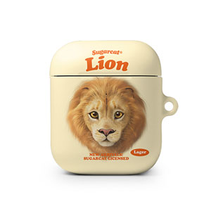 Lager the Lion TypeFace AirPod Hard Case