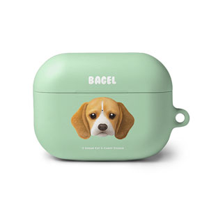 Bagel the Beagle Face AirPod PRO Hard Case