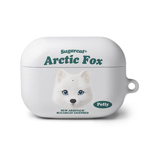 Polly the Arctic Fox TypeFace AirPod PRO Hard Case