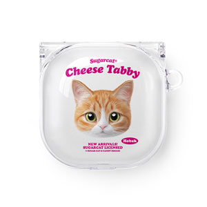 Hobak the Cheese Tabby TypeFace Buds Pro/Live Clear Hard Case