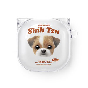 Peace the Shih Tzu TypeFace Buds Pro/Live Clear Hard Case