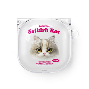 Salgu the Selkirk Rex TypeFace Buds Pro/Live Clear Hard Case