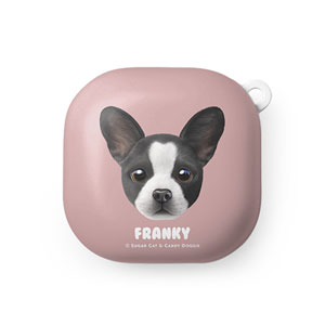 Franky the French Bulldog Face Buds Pro/Live Hard Case