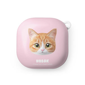 Hobak the Cheese Tabby Face Buds Pro/Live Hard Case