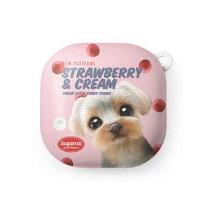 Sarang the Yorkshire Terrier’s Strawberry &amp; Cream New Patterns Buds Pro/Live Hard Case