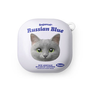 Nami the Russian Blue TypeFace Buds Pro/Live Hard Case