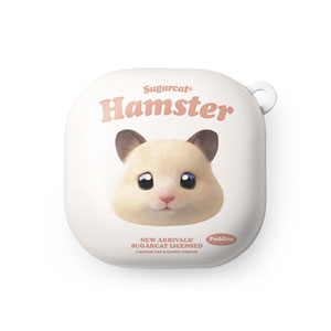 Pudding the Hamster TypeFace Buds Pro/Live Hard Case