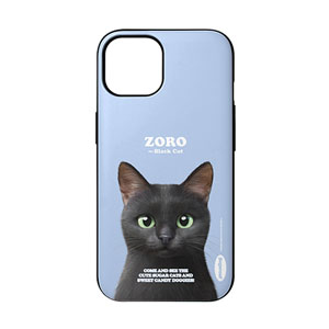 Zoro the Black Cat Retro Door Bumper Case