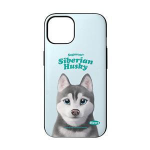Howl the Siberian Husky Type Door Bumper Case