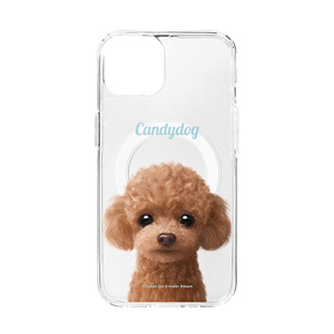 Ruffy the Poodle Simple Clear Gelhard Case (for MagSafe)