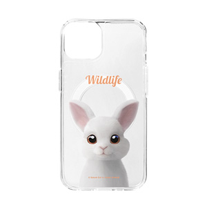 Carrot the Rabbit Simple Clear Gelhard Case (for MagSafe)