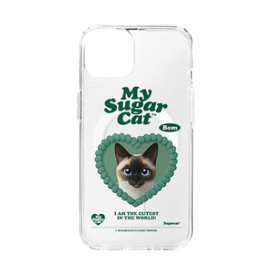 Bom the Siamese MyHeart Clear Gelhard Case (for MagSafe)