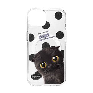 Gimo’s Oreo New Patterns Clear Gelhard Case (for MagSafe)