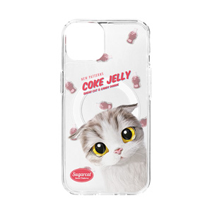 Zero’s Coke Jelly New Patterns Clear Gelhard Case (for MagSafe)