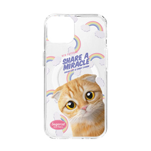 Zhuya’s Rainbow New Patterns Clear Gelhard Case (for MagSafe)