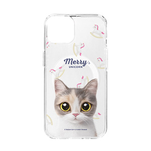 Merry’s Unicorn Clear Gelhard Case (for MagSafe)