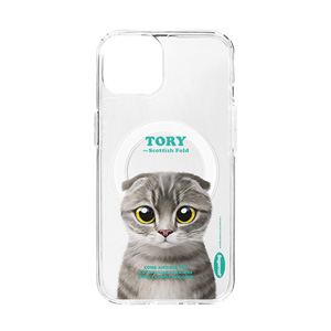 Tory Retro Clear Gelhard Case (for MagSafe)