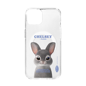Chelsey the Rabbit Retro Clear Gelhard Case (for MagSafe)