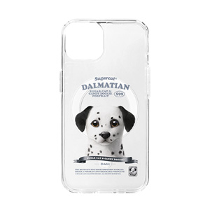 Dali the Dalmatian New Retro Clear Gelhard Case (for MagSafe)