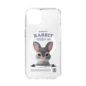 Chelsey the Rabbit New Retro Clear Gelhard Case (for MagSafe)
